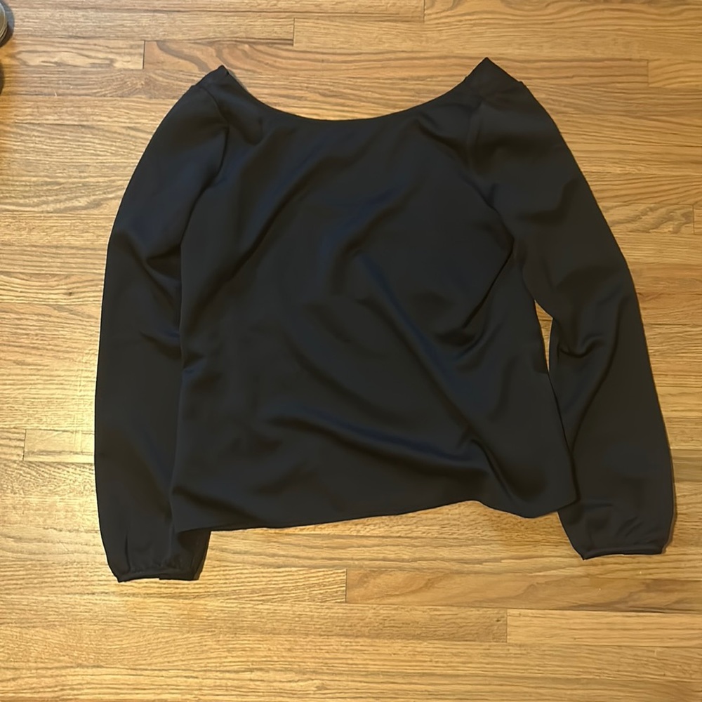 Black low back top